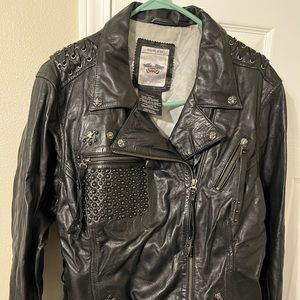 Women’s Harley Davidson Leather Riding Jacket